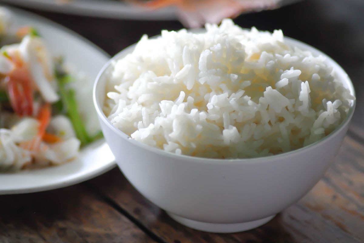 Receita de arroz soltinho 2 xícaras de arroz Água o suficiente