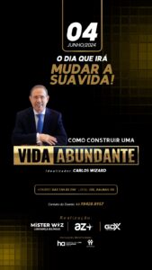 Palmas receberá Carlos Wizard, no maior evento de empreendedorismo solidário do Brasil