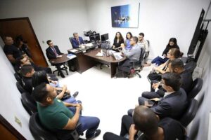 Durante a audiência pública, Defensoria Pública apresentou as reivindicações das pessoas presas da CPP de Palmas - Foto: Rafael Batista/Comunicação DPE-TO