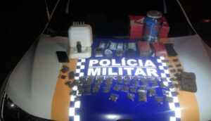 Entorpecentes e munições apreendidas na casa de suspeito na região sul de Palmas