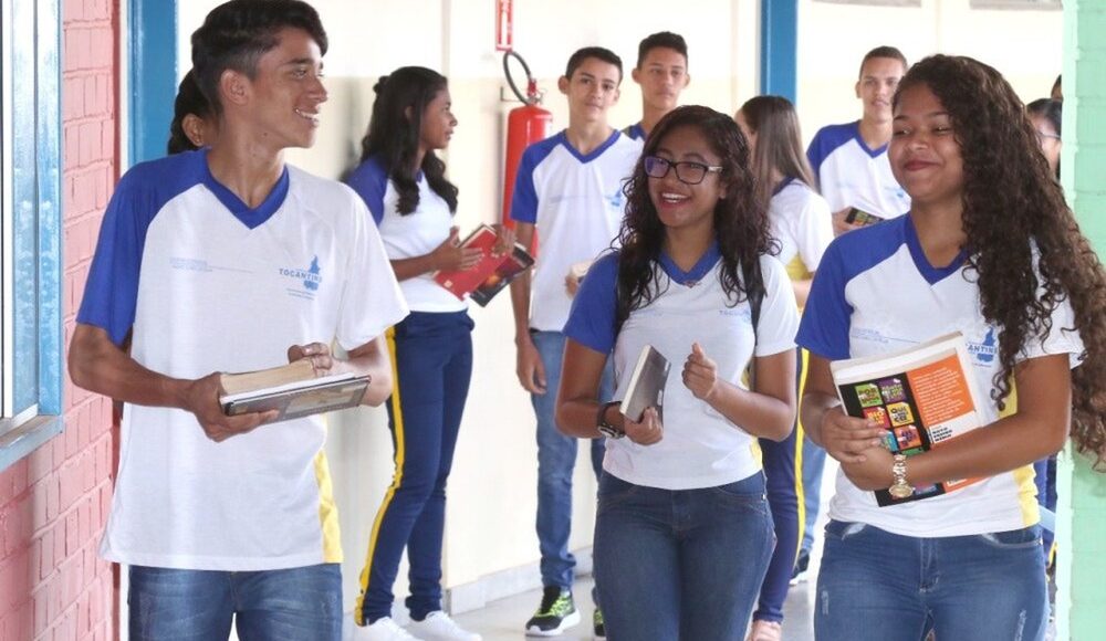 Estudantes da rede estadual do Tocantins