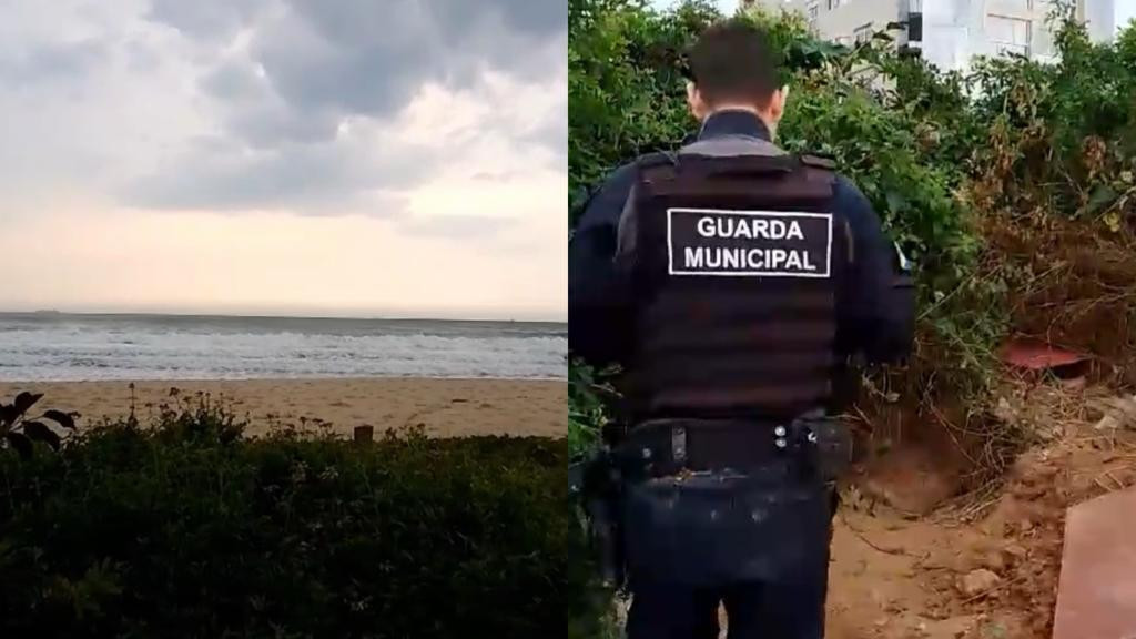 Casa subterrânea: descoberta inusitada de uma na praia em Itajaí. Foto: reprodução internet