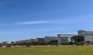 Foto Esplanada dos Ministérios, em Brasília.