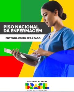 Imagem cartilha Piso nacional da enferemagem