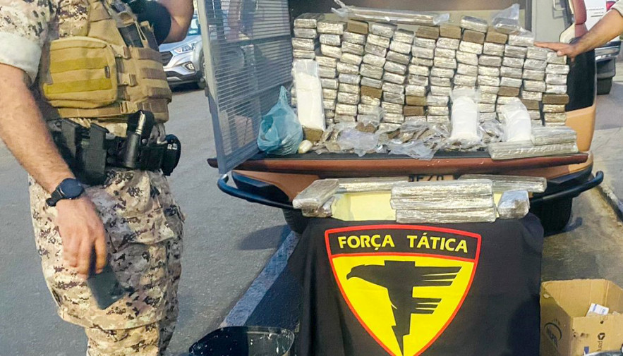 PMTO atinge recorde com mais de 1 tonelada de drogas apreendidas em 2024, um aumento de 26% em relação ao ano anterior