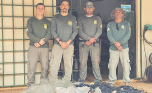 Fiscalização do Naturatins apreende redes, arma e munições no Parque do Cantão e Ilha do Bananal