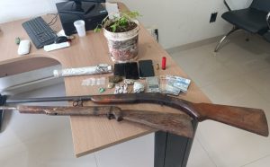 Trio é preso por tráfico de drogas, cultivo ilegal de maconha e porte de armas no norte do Tocantins