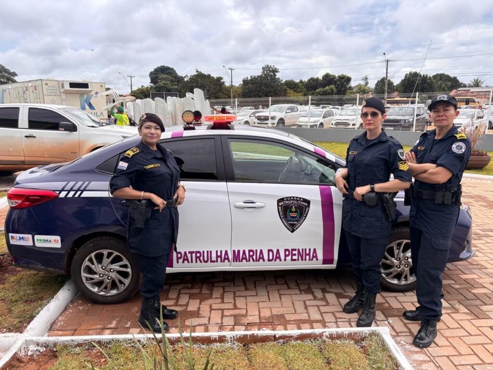 Prefeitura de Palmas lança Patrulha Maria da Penha para proteger e monitorar mulheres em situação de violência Prefeitura de Palmas cria Patrulha Maria da Penha para monitoramento e proteção das mulheres vítimas de violência