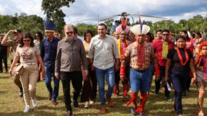Governador Wanderlei Barbosa e ministro Dias Toffoli visitam a Ilha do Bananal antes de ação voltada à saúde das mulheres indígenas