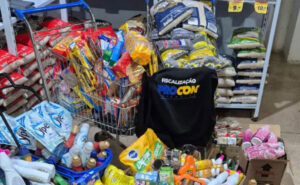 Procon apreende mais de 2 mil produtos vencidos ou impróprios em Paraíso, entre alimentos, itens de higiene e limpeza