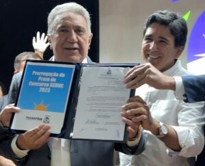 Governador em exercício Laurez Moreira anuncia prorrogação do concurso da Seduc