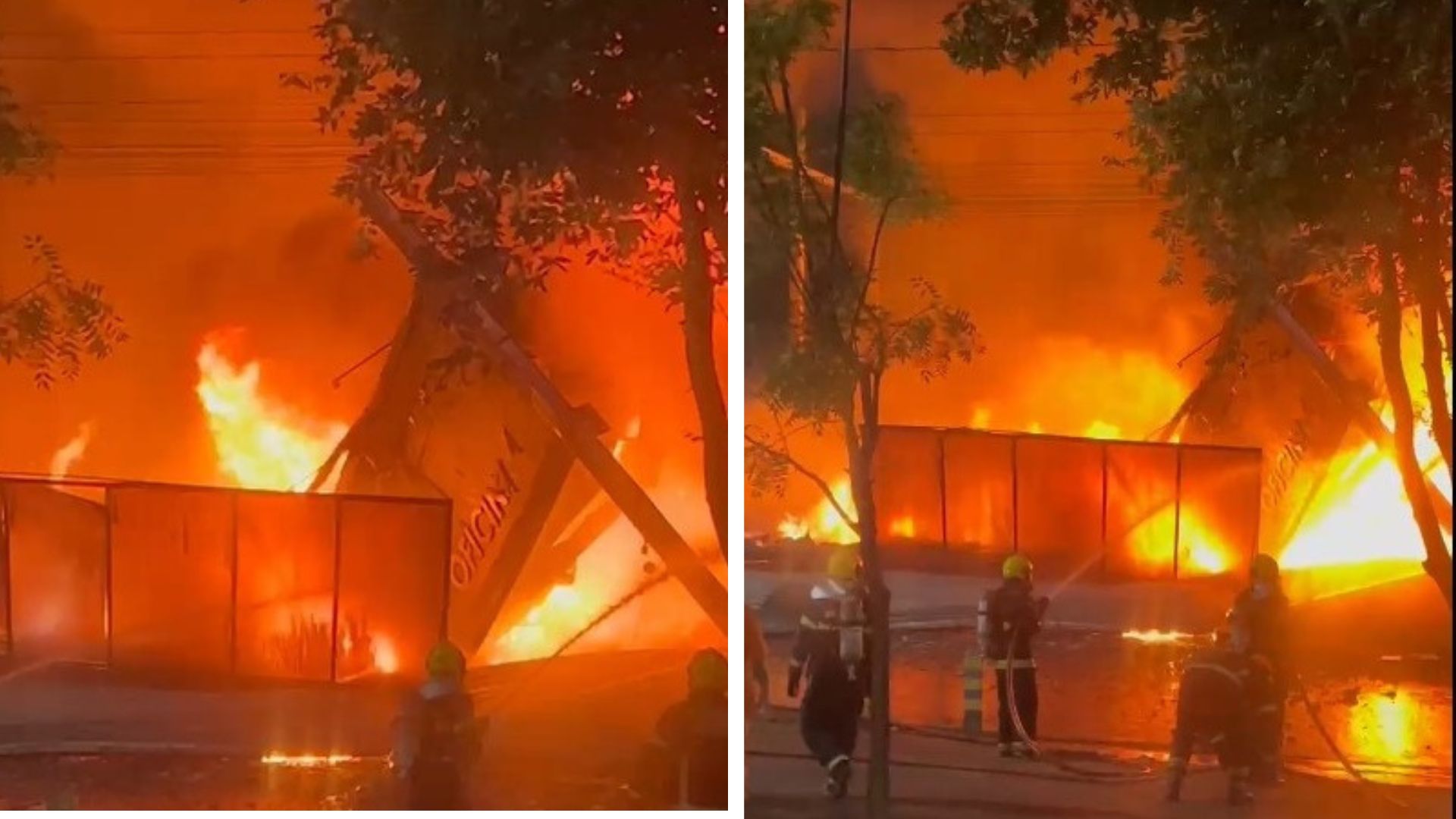 Incêndio de grande proporção destrói loja de motocicletas no Aureny III, em Palmas