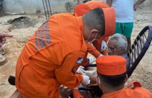 GMP prende homem armado com foice após ataque que deixou vítima com cortes profundos