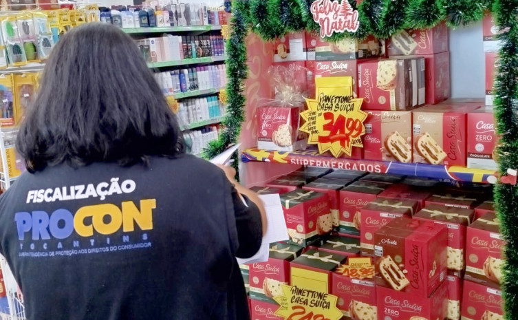 Pesquisa do Procon aponta variação de até 143% nos preços da ceia de Natal em supermercados de Palmas