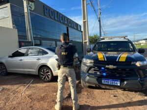 Veículo alugado em Brasília e dado como “sumido” é encontrado na região sul de Palmas pela PRF