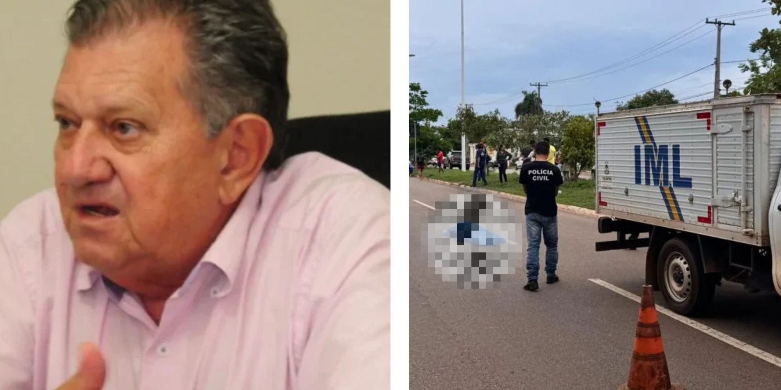 Ex-secretário Clemente Barros morre atropelado na Avenida Palmas Brasil