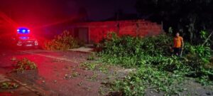 Chuva forte e ventania provoca estragos no Jardim Taquari, deixa casas danificadas e mobiliza Defesa Civil