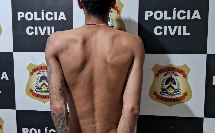 Suspeito de matar homem a facadas em Palmas é preso após se esconder em fazenda no sul do TO