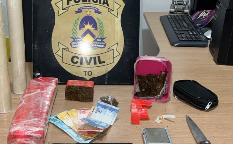 Suspeito de abastecer outros traficantes é preso com drogas e contabilidade do crime em Araguaína