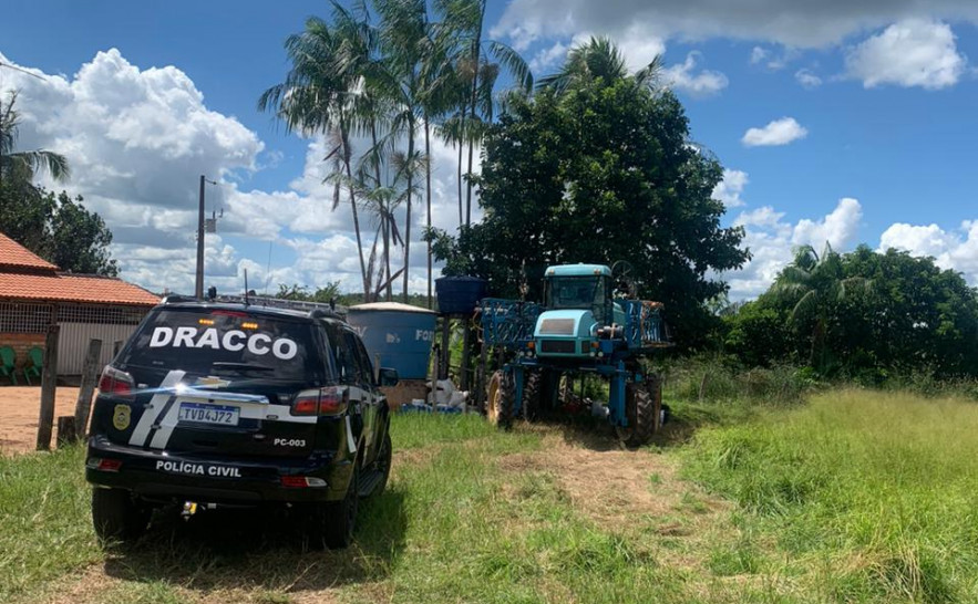 Polícia do TO recupera pulverizador agrícola no Maranhão após venda forjada na internet