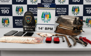 Grupo suspeito de furtar peças de caminhão avaliadas em R$ 30 mil é preso após despachar carga em rodoviária no TO