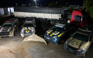 Mais de 200 kg de cocaína são apreendidos em caminhão no sul do TO; motorista foge após abordagem
