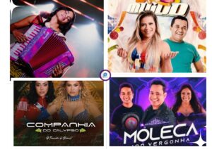 Lucy Alves, Moleca 100 Vergonha, Companhia do Calypso e Forró do Muído estão entre as atrações do Arraiá da Capital 2026
