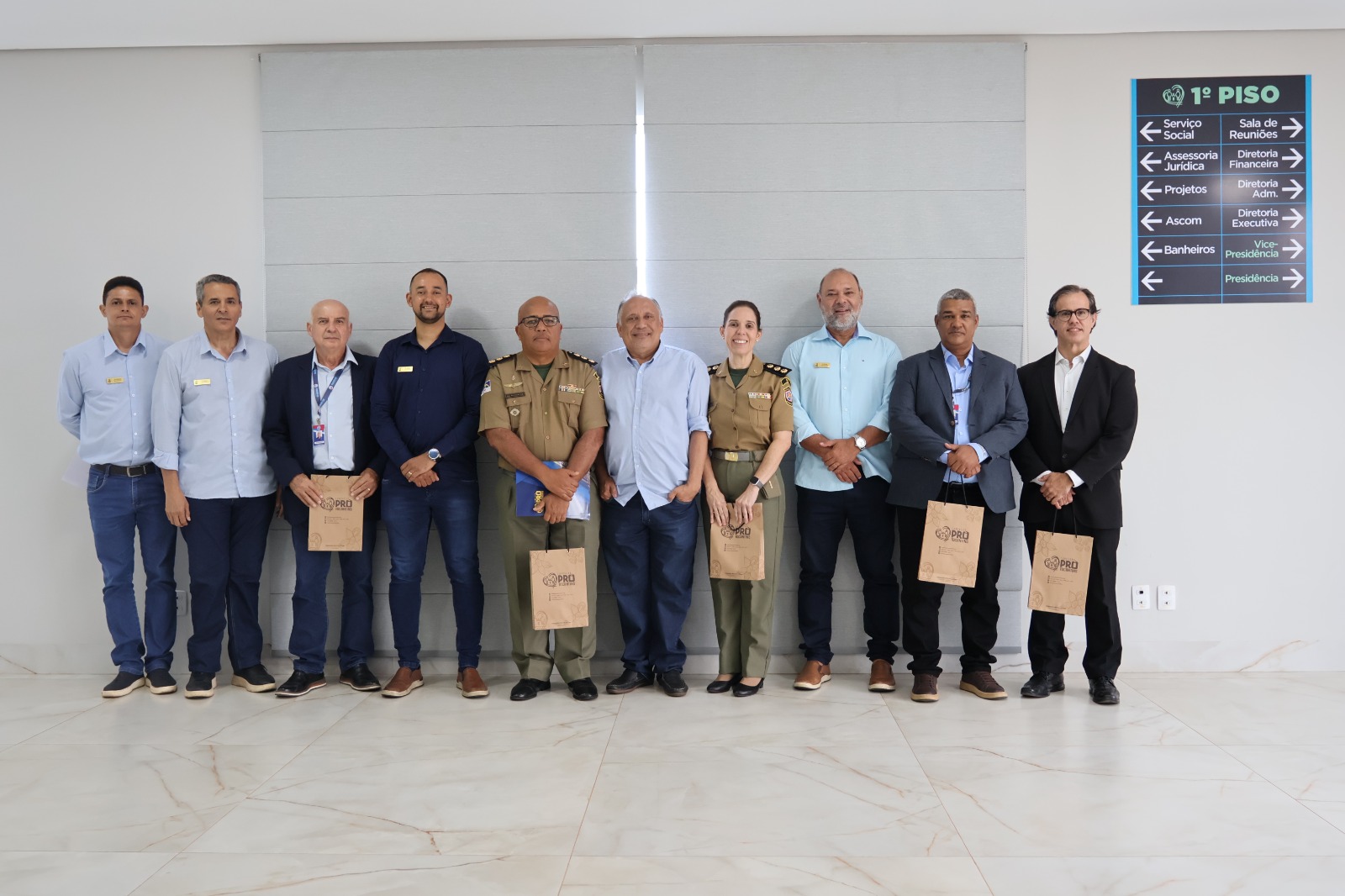 JusTocantins | O seu canal diário de Notícias Comitiva de Pernambuco visita Fundação Pró-Tocantins para trocar experiências sobre assistência a militares