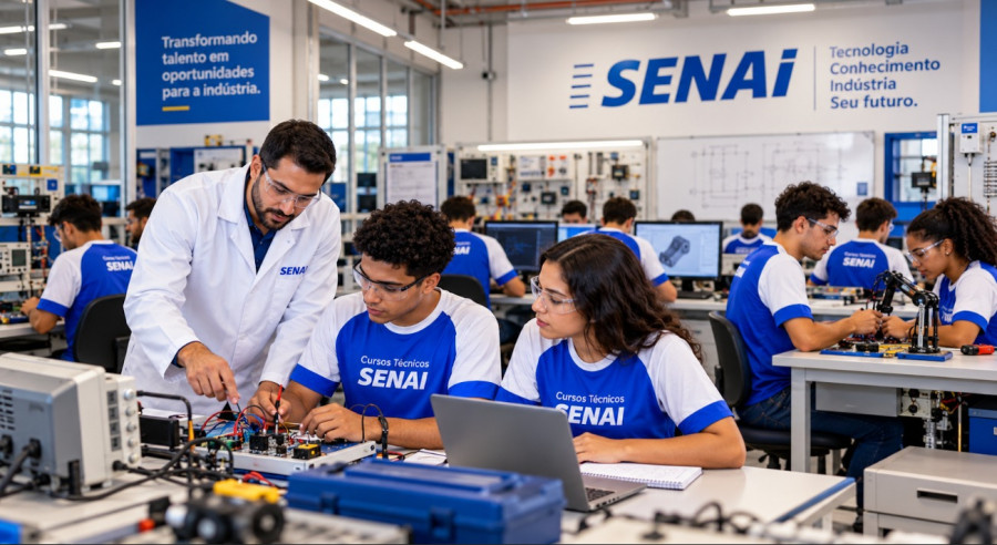 SENAI abre 1.560 vagas em cursos técnicos no Tocantins, com 930 bolsas gratuitas